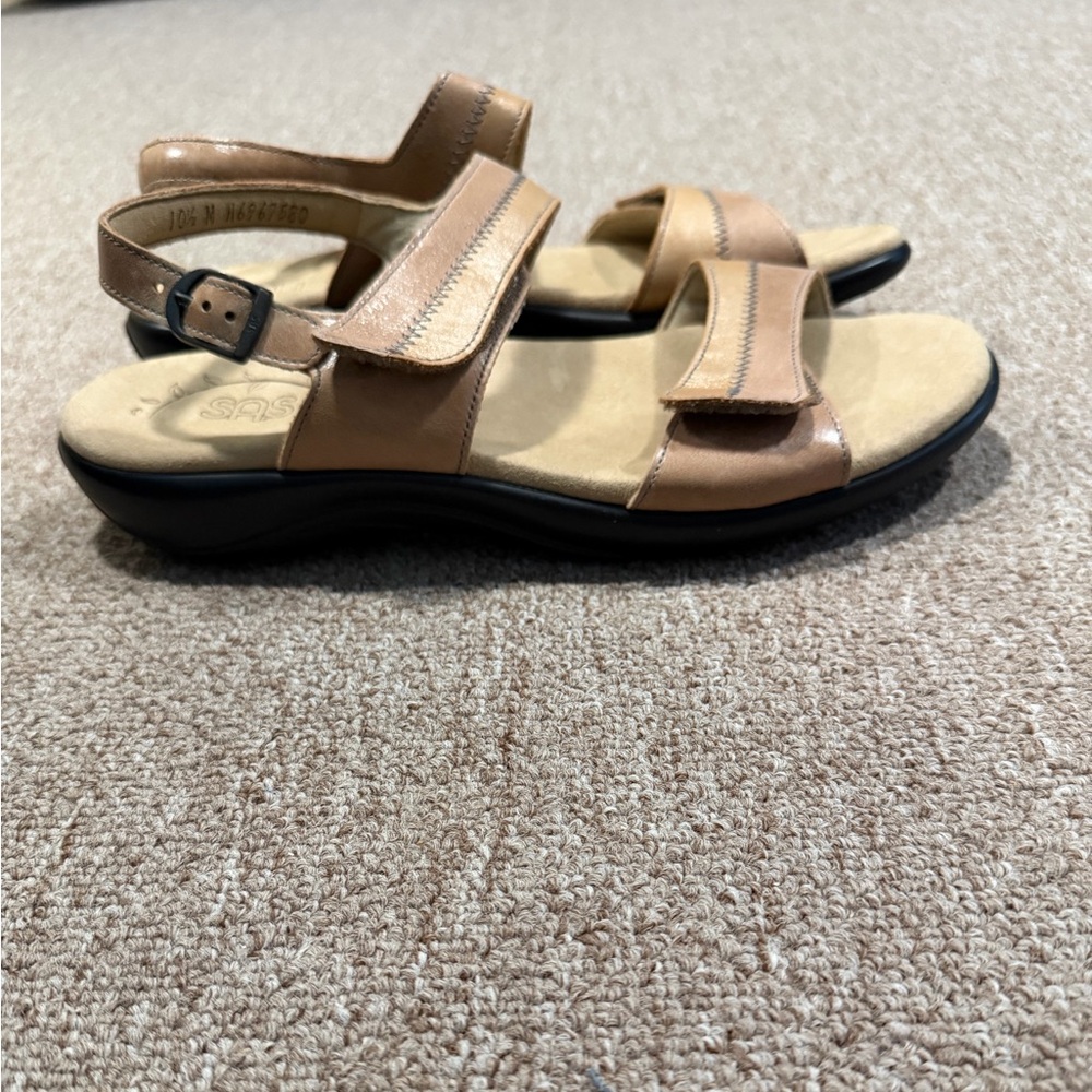 SAS Nudu Adjustable Comfort Sandal in dawn, size 10.5, EUC - Picture 3 of 6